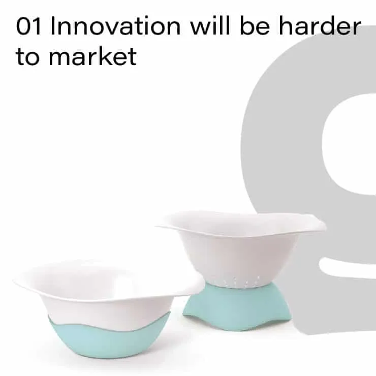 Card image for the article: Innovation will be harder to market.