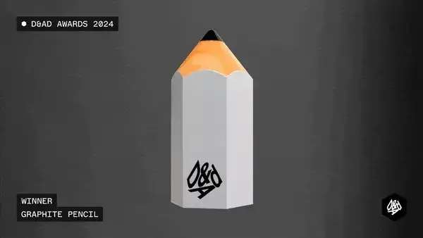 We Won a D&AD Graphite Pencil!