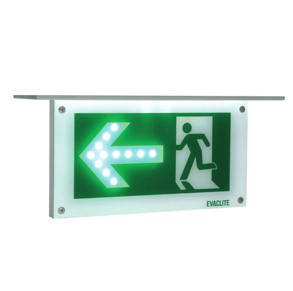 Evaclite illuminated evacuation sign